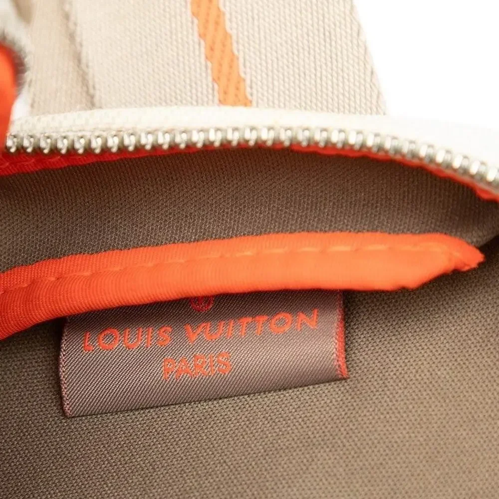 Louis Vuitton Damier Geant Weatherly LV Cup Shoulder Bag White